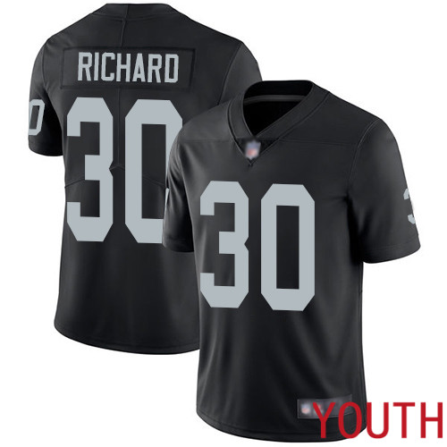 Oakland Raiders Limited Black Youth Jalen Richard Home Jersey NFL Football 30 Vapor Untouchable Jersey